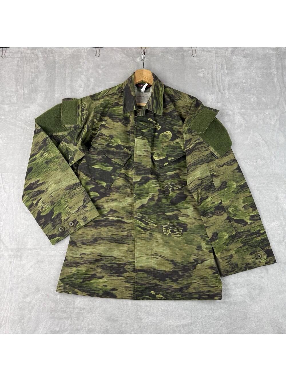 TRU-SPEC Tiger Stripe Tactical BDU Combat Shirt Jacket XS Military Camo Armycore